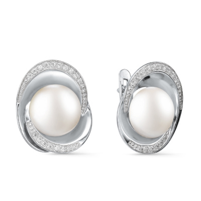 Серьги серебро 52381S1