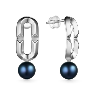 Серьги серебро 28780.1S2
