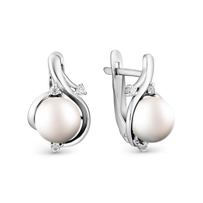 Серьги серебро 52519S1