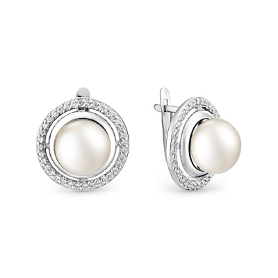 Серьги серебро 28123S1