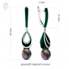 Серьги серебро 52847S2Z