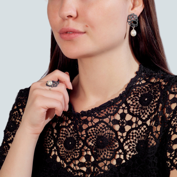 Кольцо серебро 51853S1B
