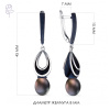 Серьги серебро 52847S2U