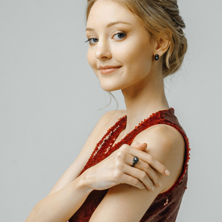 Серьги серебро 52884Y2B