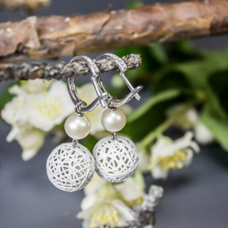 Серьги серебро 52979.1S1W